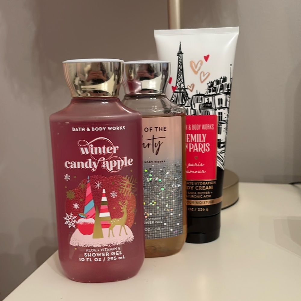Bath & Body Works trio- Lotion & 2 body washes!